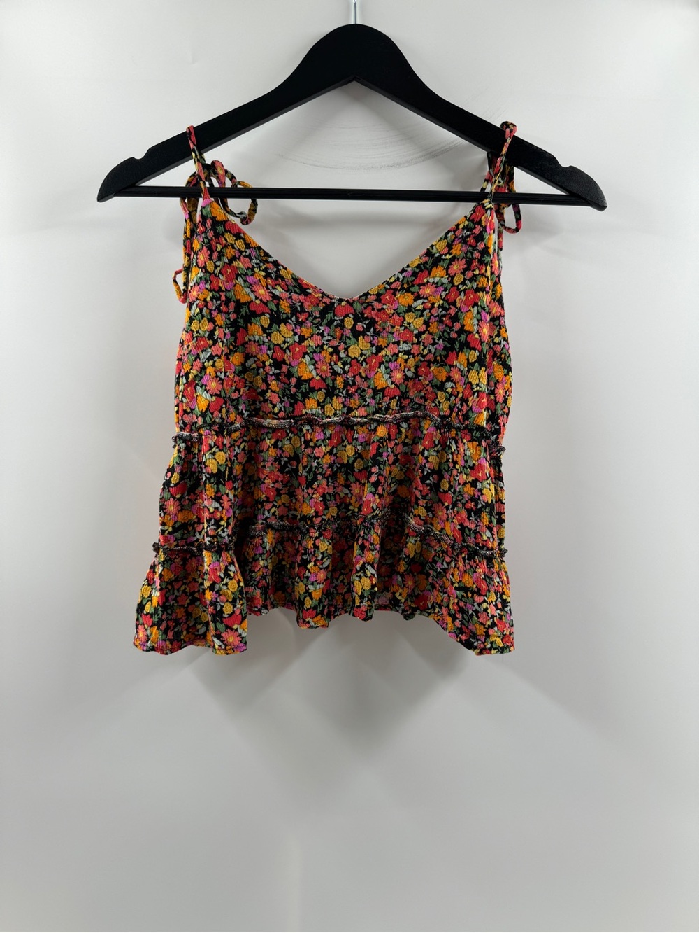 SO Floral Tiered Tank Top – Women's Large
